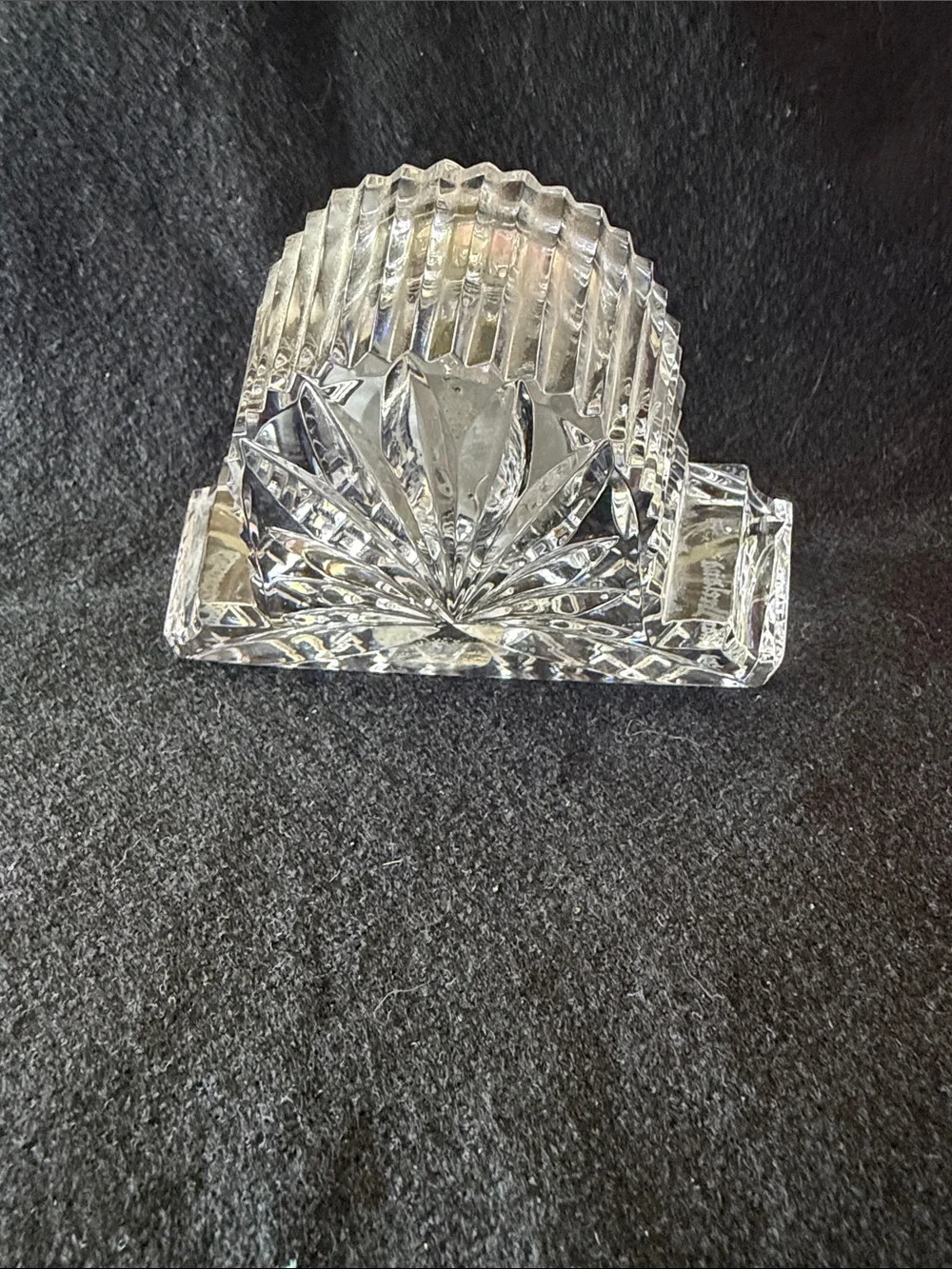 Waterford Crystal Mantel Clock with Roman Dial